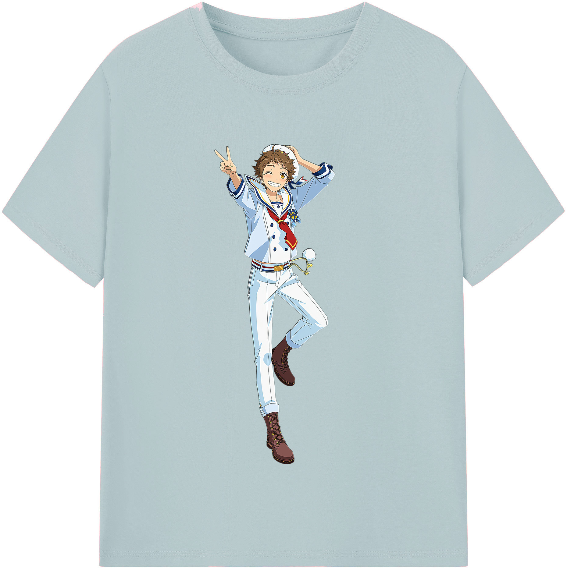 （画像用） あんさんぶるスターズ! Ensemble Stars 綿100％半袖Tシャツ（フロントプリント）